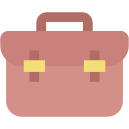 briefcase flat icon