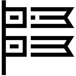 علَم خط أيقونة