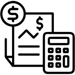 oil finance line icon