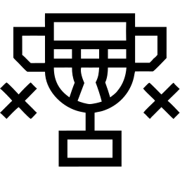 trophy line icon