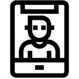 profile line icon