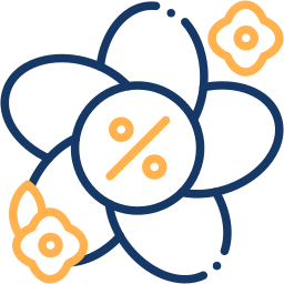 spring sale two-color icon