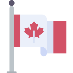Canadá plano icono