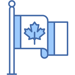 Canada due colori icona