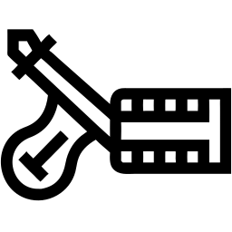 sitar çizgi simge