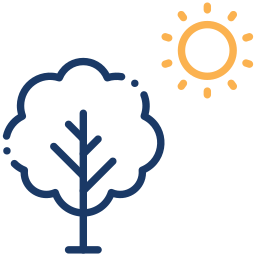 tree two-color icon