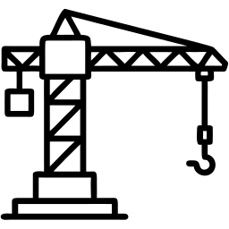 Turmdrehkran linie Icon