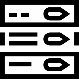 progress bar line icon