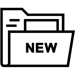 new folder line icon