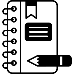 笔记本 双色调 图标