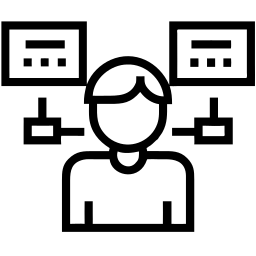 multitasking line icon