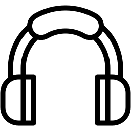 headphones line icon