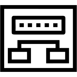 网络设备 线条 图标