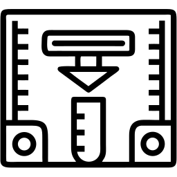 oil refining line icon