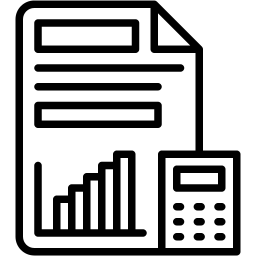 تقرير خط أيقونة
