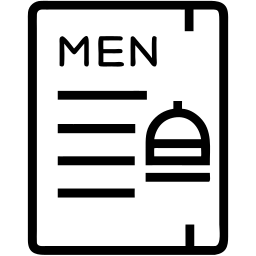 menu ligne icône