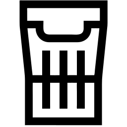 Glas linie Icon