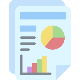 report flat icon