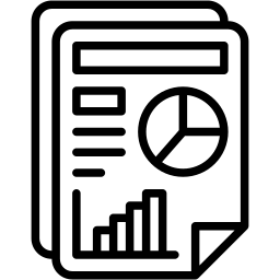 تقرير خط أيقونة