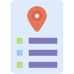 map list flat icon