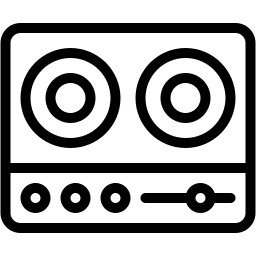 turntable line icon