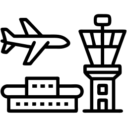 Flughafen linie Icon