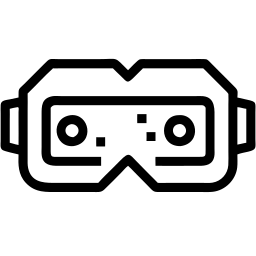 vr headset line icon