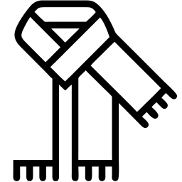 scarf line icon
