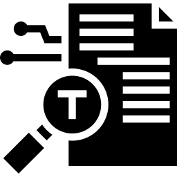 data analysis filled icon