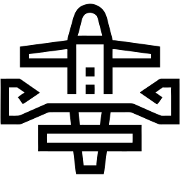 طائرة خط أيقونة