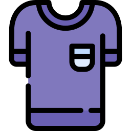 t-shirt lineal color icon