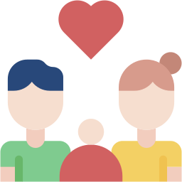 family flat icon