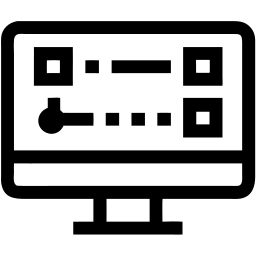 qr code scanner line icon