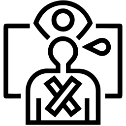 拒绝 线条 图标