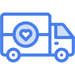 delivery two color icon