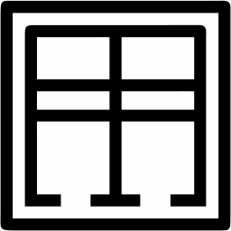 窗户 线条 图标