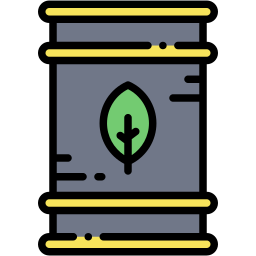 biofuel barrel lineal color icon