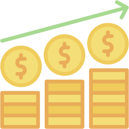 growth flat icon