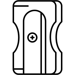 pencil sharpener line icon