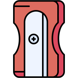 pencil sharpener lineal color icon