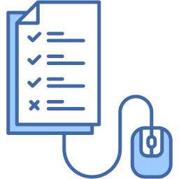 checklist two color icon