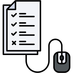 checklist lineal color icon