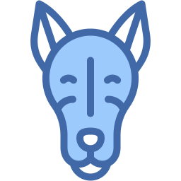 dog two color icon