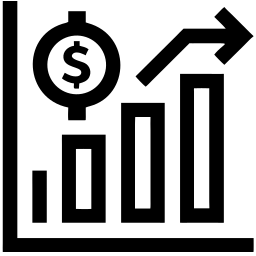 economic growth line icon