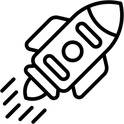 صاروخ خط أيقونة
