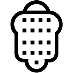 Waffel linie Icon