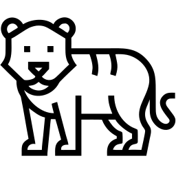 tiger line icon