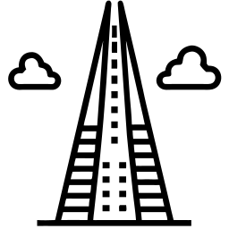 башня линия иконка