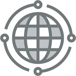 global two color icon