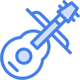 Violine zwei farben Icon